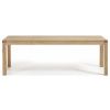 Dubový rozkládací jídelní stůl Kave Home Briva 200/280 x 100 cm