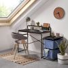 Černý pracovní stůl Kave Home Foreman 98 x 46 cm -fv-interier-25