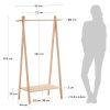 Dubový věšák Kave Home Natane 152 cm