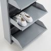 Šedý kovový botník Kave Home Ode 169 cm -fv-interier-25