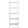 Bílý kovový regál Kave Home Aarhus 172 x 56 cm