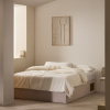 Béžová látková postel Kave Home Matters 180 x 200 cm -fv-interier-25