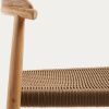 Dřevěná barová židle Kave Home Nina 76 cm s hnědým výpletem -fv-interier-25