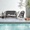 Černý terrazzo odkládací stolek Kave Home Delano 40 cm -fv-interier-25