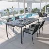 Černá pletená zahradní židle Kave Home Samanta -fv-interier-25