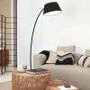 Černá kovová stojací lampa s mramorem Kave Home Juhe -fv-interier-25