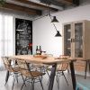 Černé kovové závěsné světlo Kave Home Dione 80 cm -fv-interier-25