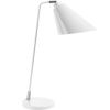 Bílá kovová stolní lampa Kave Home Tipir