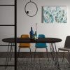 Černý jasanový rozkládací stůl Kave Home Milian 140-220x90 cm -fv-interier-25