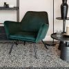 Tmavě zelené sametové lounge křeslo WLL BON -fv-interier-25