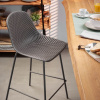 Tmavě šedá plastová barová židle Kave Home Quinby 65 cm -fv-interier-25
