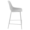 Bílá plastová barová židle Kave Home Quinby 65 cm