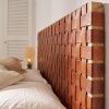 Hnědé kožené čelo Kave Home Calixta 153 x 110 cm -fv-interier-25