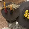 Černý dřevěný kulatý konferenční stolek Kave Home Jeanette 80 cm -fv-interier-25