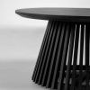Černý dřevěný kulatý konferenční stolek Kave Home Jeanette 80 cm -fv-interier-25