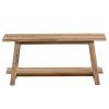 Teaková lavice Kave Home Safara 100 cm