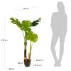 Umělá květina Kave Home Monstera 130 cm