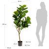 Umělá květina Kave Home Ficus 150 cm