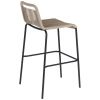 Béžová pletená barová židle Kave Home Lambton 74 cm