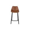 Hnědá vintage barová židle DUTCHBONE Franky 65 cm