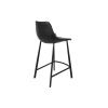 Černá vintage barová židle DUTCHBONE Franky 65 cm