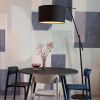 Černá látková stojací lampa WLL TOKIO -fv-interier-25