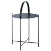 Černý kovový odkládací stolek HOUE Edge 46 cm