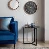 Černý skleněný kulatý odkládací stolek Kave Home Raeam 50 cm -fv-interier-25