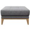 Tmavě šedá látková podnožka MESONICA Musso Tufted I