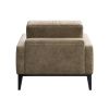 Béžové látkové křeslo MESONICA Musso Tufted