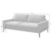 Hnědá dvoumístná látková pohovka MESONICA Musso Tufted I, 173 cm