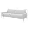Antracitová třímístná látková pohovka MESONICA Musso Tufted 211 cm
