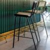 Černá ratanová barová židle ZUIVER JORT 77,5 cm -fv-interier-25
