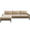 Béžová látková rohová pohovka MESONICA Musso Tufted, levá, 248 cm