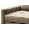 Béžová látková rohová pohovka MESONICA Musso Tufted, pravá, 248 cm -fv-interier-25
