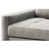 Šedá koženková rohová pohovka MESONICA Musso Tufted, pravá, 248 cm -fv-interier-25