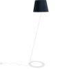 Černá kovová stojací lampa Shadow