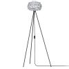 Světle šedé závěsné světlo Eos Micro z pravých husích per Ø 22 cm -fv-interier-25