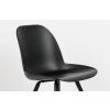 Černá plastová jídelní židle ZUIVER ALBERT KUIP ALL BLACK -fv-interier-25