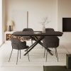 Černý skleněný rozkládací jídelní stůl Kave Home Yodalia 130/190 x 100 cm -fv-interier-25