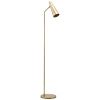Zlatá kovová stojací lampa Precise 124 cm