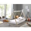 Bílá dětská dřevěná postel Vipack Tipi 90x200 cm -fv-interier-25