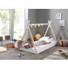 Bílá dětská dřevěná postel Vipack Tipi 90x200 cm -fv-interier-25