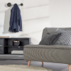 Černý kovový nástěnný věšák Kave Home Vianela 41 x 10 cm -fv-interier-25