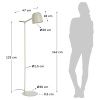 Béžová kovová stojací lampa Kave Home Alish 138 cm -fv-interier-25