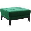 Zelená sametová podnožka MESONICA Musso Tufted
