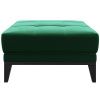 Zelená sametová podnožka MESONICA Musso Tufted