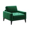 Sametové křeslo Musso Tufted