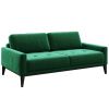 Zelená dvoumístná sametová pohovka MESONICA Musso Tufted 173 cm