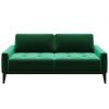 Zelená dvoumístná sametová pohovka MESONICA Musso Tufted 173 cm